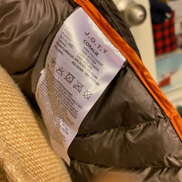 J.O.T.T. Taupe Wrap Puffer Coat L - Picture 8 of 13